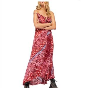 Free people slip maxi dress XS new with tag
